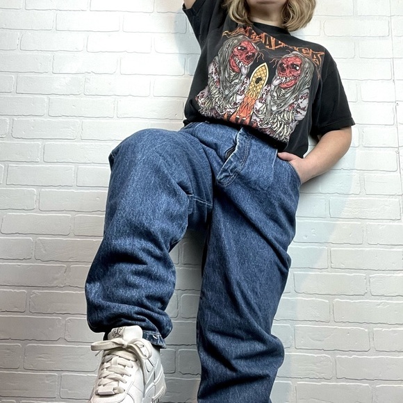 RARE Vintage 80’s Levi’s 573 High Waisted Orange Tab Tapered Pleated Mom Jean 28 - Picture 2 of 16